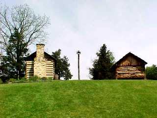 Cabins at Booker T. Washtingon National Monument